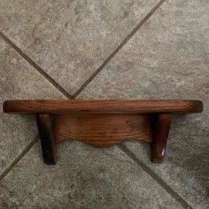 Small Wooden Wall Shelf